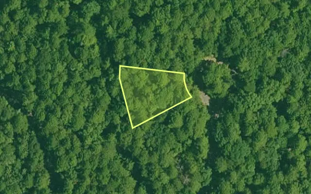 Aerial view of GARLAND County parcel 66462 — Arkansas post-auction with approximate parcel outline