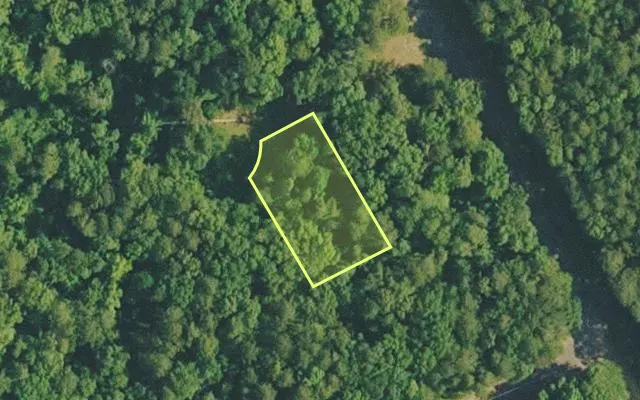 Aerial view of VAN BUREN County parcel 4400-18019-0000 — Arkansas post-auction with approximate parcel outline