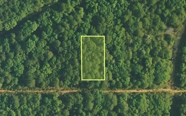 Aerial view of VAN BUREN County parcel 4400-20296-0000 — Arkansas post-auction with approximate parcel outline