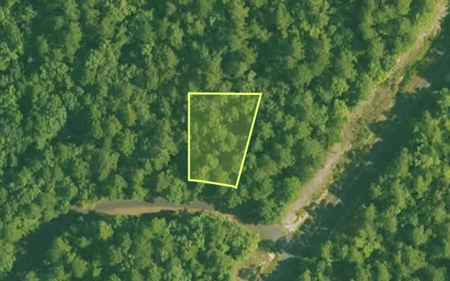 Aerial view of SALINE County parcel 616-00046-000 — Arkansas post-auction with approximate parcel outline