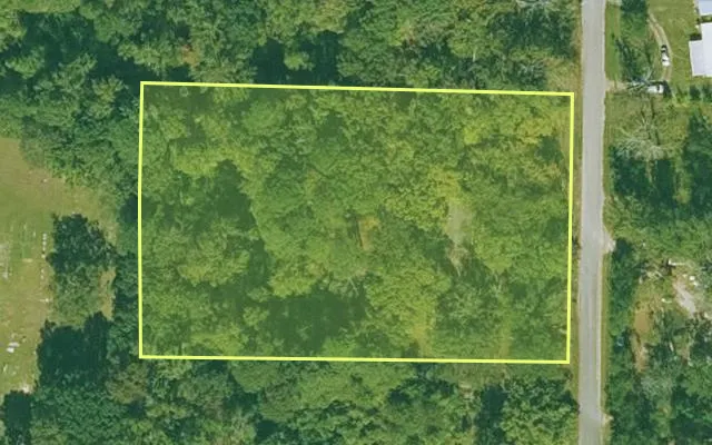 Aerial view of JEFFERSON County parcel 574-00025-000 — Arkansas post-auction with approximate parcel outline