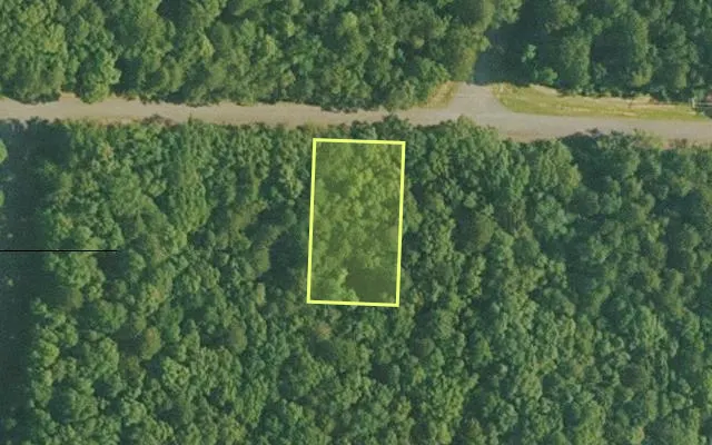 Aerial view of VAN BUREN County parcel 4400-22167-0000 — Arkansas post-auction with approximate parcel outline