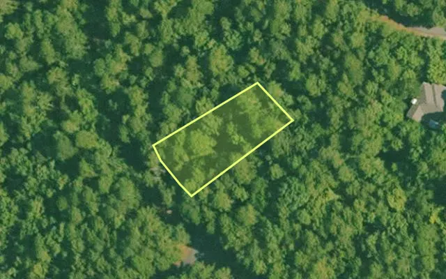 Aerial view of SALINE County parcel 644-00183-000 — Arkansas post-auction with approximate parcel outline