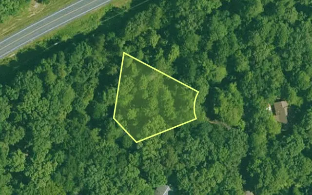 Aerial view of GARLAND County parcel 60338 — Arkansas post-auction with approximate parcel outline