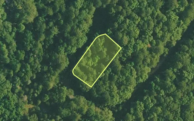 Aerial view of VAN BUREN County parcel 4400-10174-0000 — Arkansas post-auction with approximate parcel outline