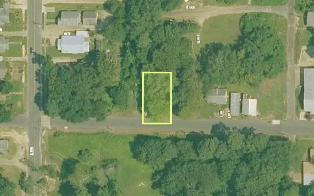 Aerial view of UNION County parcel 00880-00018-0000 — Arkansas post-auction with approximate parcel outline