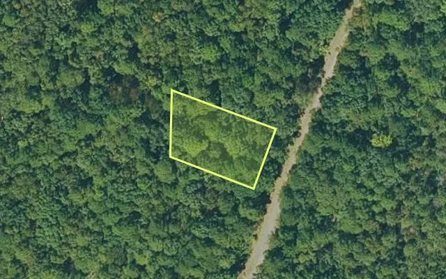 Aerial view of VAN BUREN County parcel 4300-02048-0000 — Arkansas post-auction with approximate parcel outline