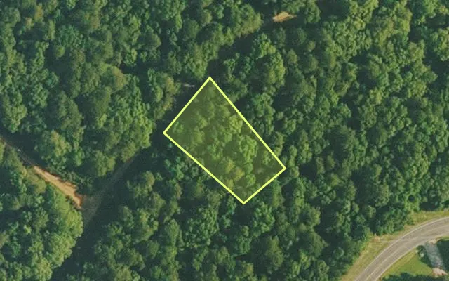Aerial view of VAN BUREN County parcel 4400-15108-0000 — Arkansas post-auction with approximate parcel outline