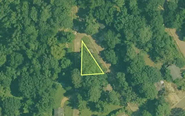 Aerial view of OUACHITA County parcel 766-00038-000R — Arkansas post-auction with approximate parcel outline