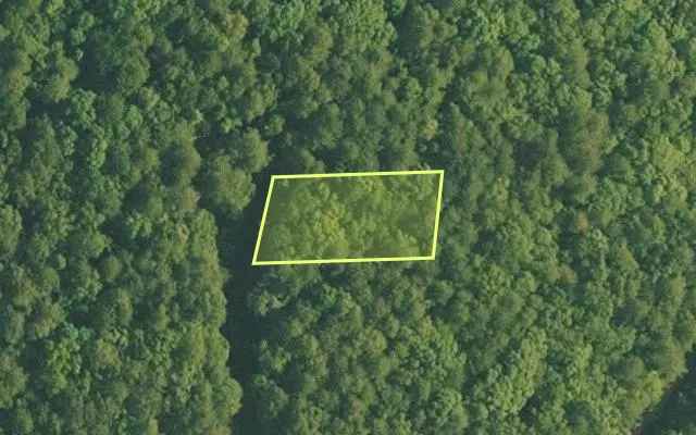 Aerial view of VAN BUREN County parcel 4500-01331-0000 — Arkansas post-auction with approximate parcel outline