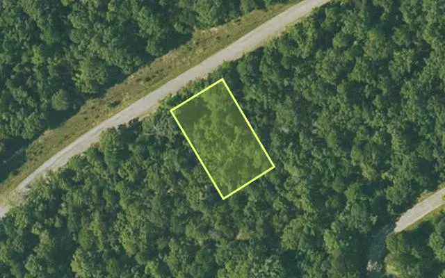 Aerial view of FULTON County parcel 190-13569-000 — Arkansas post-auction with approximate parcel outline
