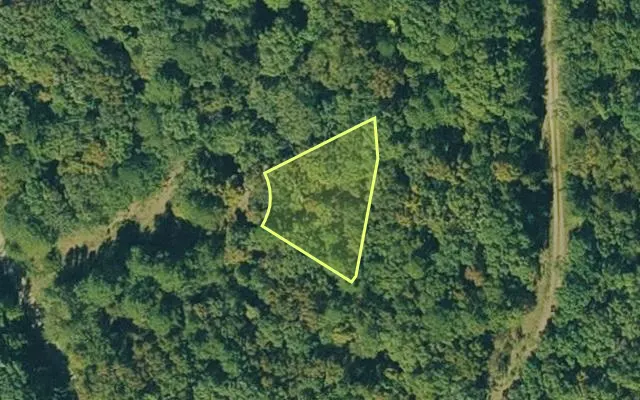 Aerial view of VAN BUREN County parcel 4550-02091-0000 — Arkansas post-auction with approximate parcel outline