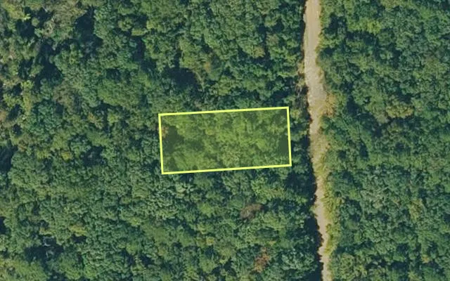 Aerial view of VAN BUREN County parcel 4300-15107-0000 — Arkansas post-auction with approximate parcel outline