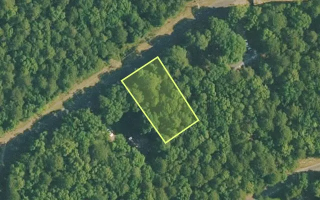 Aerial view of VAN BUREN County parcel 4400-11032-0000 — Arkansas post-auction with approximate parcel outline