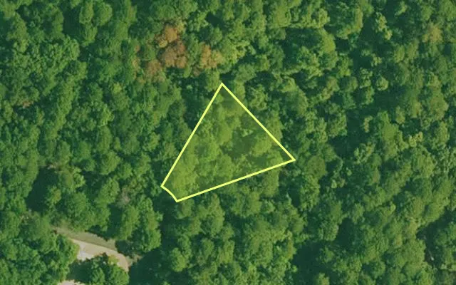 Aerial view of GARLAND County parcel 68781 — Arkansas post-auction with approximate parcel outline