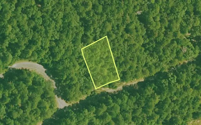Aerial view of SALINE County parcel 640-00193-000 — Arkansas post-auction with approximate parcel outline