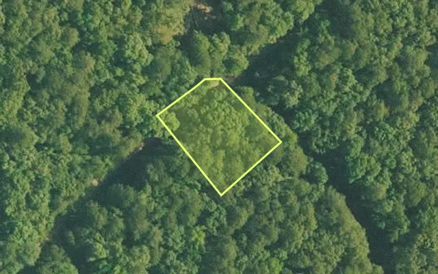 Aerial view of VAN BUREN County parcel 4050-06087-0000 — Arkansas post-auction with approximate parcel outline