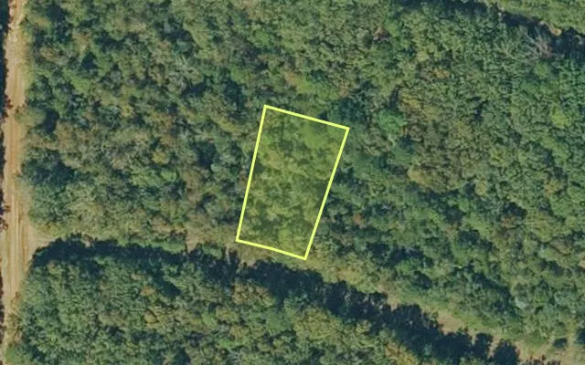 Aerial view of VAN BUREN County parcel 4300-02183-0000 — Arkansas post-auction with approximate parcel outline