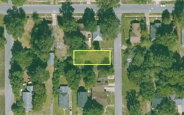 Aerial view of JEFFERSON County parcel 930-44361-000 — Arkansas post-auction with approximate parcel outline