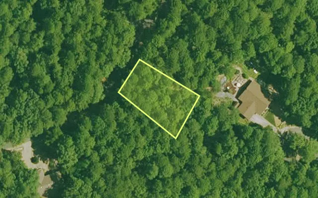 Aerial view of GARLAND County parcel 70602 — Arkansas post-auction with approximate parcel outline