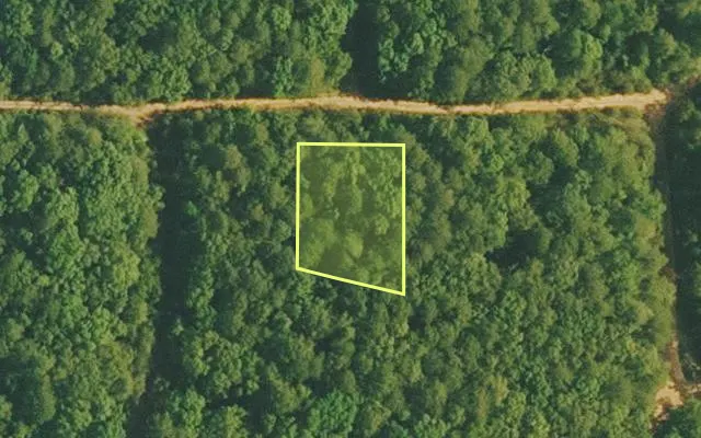 Aerial view of VAN BUREN County parcel 4500-02050-0000 — Arkansas post-auction with approximate parcel outline