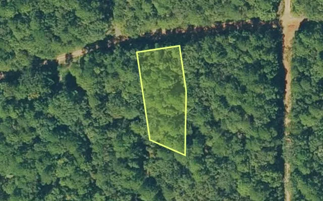 Aerial view of VAN BUREN County parcel 4300-13135-0000 — Arkansas post-auction with approximate parcel outline