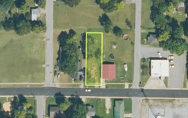 Aerial view of GREENE County parcel 1150-00008-000 — Arkansas post-auction with approximate parcel outline