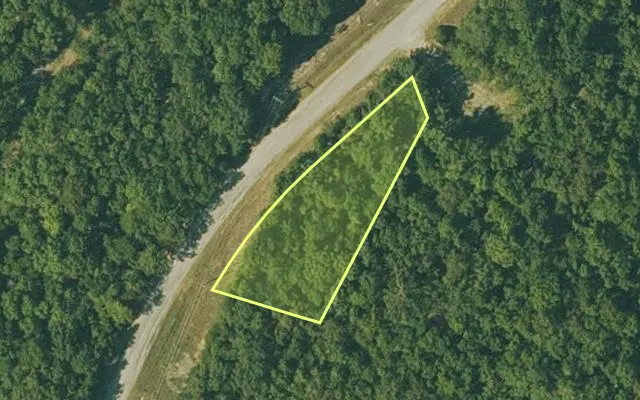 Aerial view of FULTON County parcel 360-19957-000 — Arkansas post-auction with approximate parcel outline