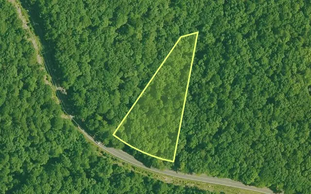 Aerial view of GARLAND County parcel 59907 — Arkansas post-auction with approximate parcel outline