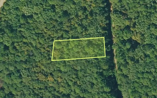 Aerial view of VAN BUREN County parcel 4300-03159-0000 — Arkansas post-auction with approximate parcel outline