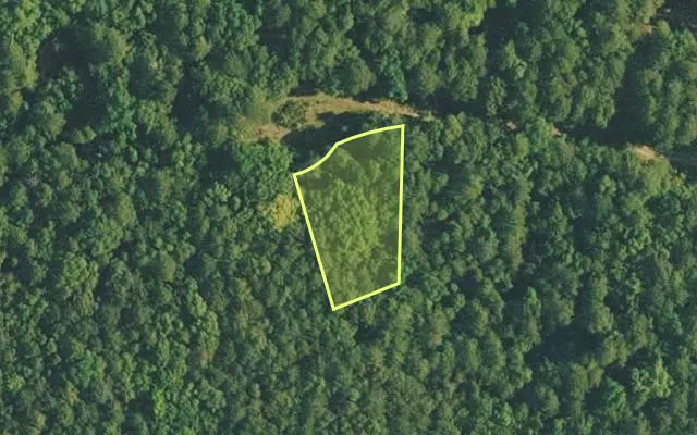 Aerial view of VAN BUREN County parcel 4400-18266-0000 — Arkansas post-auction with approximate parcel outline