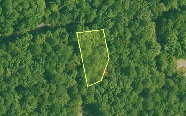 Aerial view of GARLAND County parcel 73511 — Arkansas post-auction with approximate parcel outline