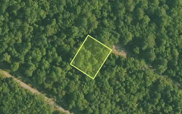 Aerial view of BAXTER County parcel 010-02521-355 — Arkansas post-auction with approximate parcel outline