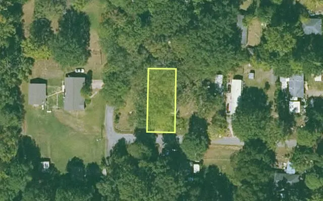 Aerial view of JEFFERSON County parcel 930-42034-000 — Arkansas post-auction with approximate parcel outline