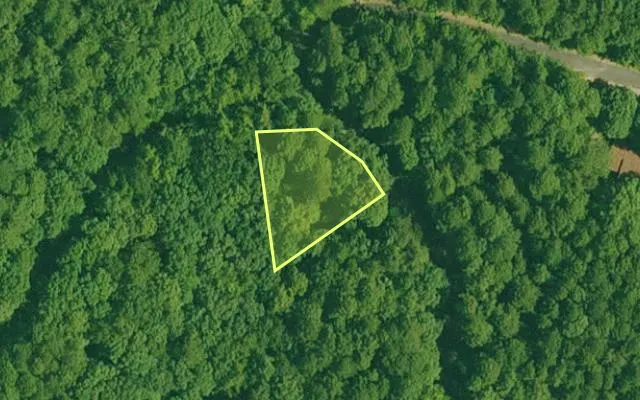 Aerial view of GARLAND County parcel 65940 — Arkansas post-auction with approximate parcel outline