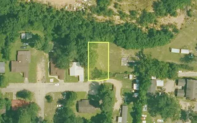 Aerial view of UNION County parcel 03400-00031-0000 — Arkansas post-auction with approximate parcel outline
