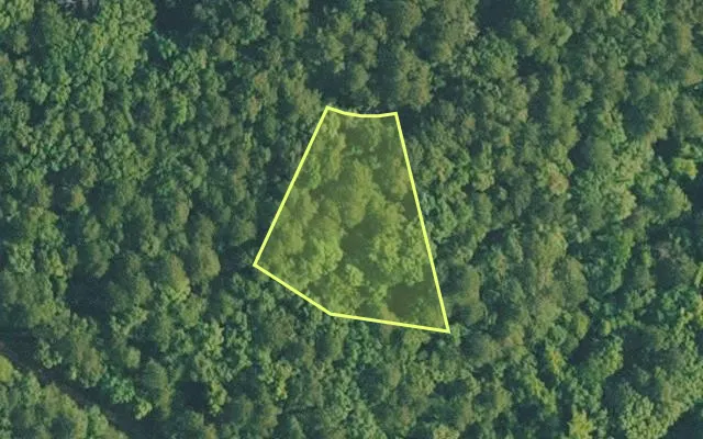 Aerial view of VAN BUREN County parcel 4400-19152-0000 — Arkansas post-auction with approximate parcel outline