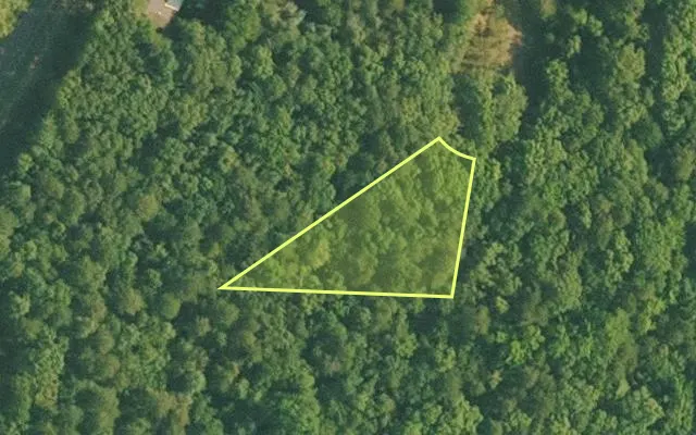 Aerial view of VAN BUREN County parcel 4400-22103-0000 — Arkansas post-auction with approximate parcel outline
