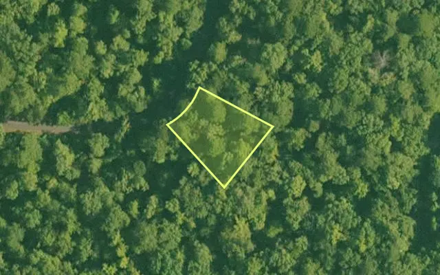 Aerial view of SALINE County parcel 516-00214-000 — Arkansas post-auction with approximate parcel outline