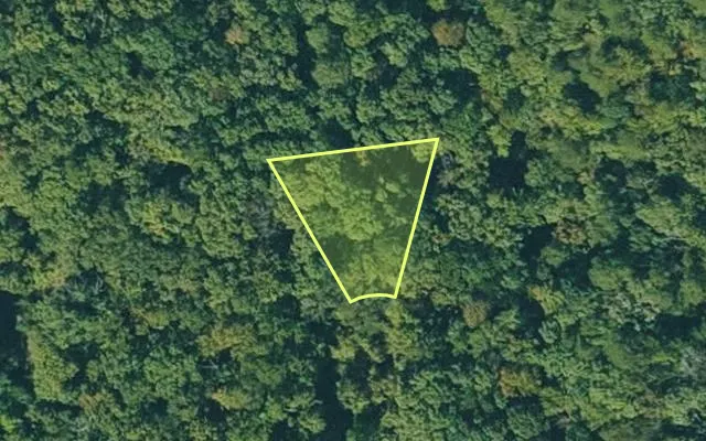 Aerial view of VAN BUREN County parcel 4550-02059-0000 — Arkansas post-auction with approximate parcel outline