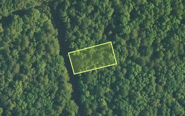 Aerial view of VAN BUREN County parcel 4400-17098-0000 — Arkansas post-auction with approximate parcel outline
