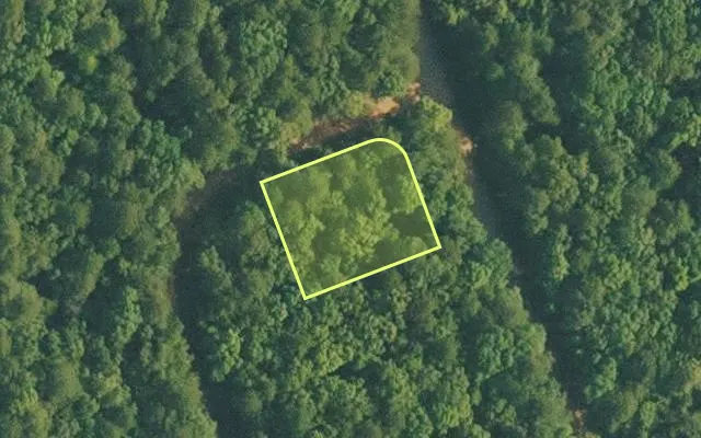 Aerial view of VAN BUREN County parcel 4300-01368-0000 — Arkansas post-auction with approximate parcel outline