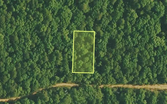Aerial view of VAN BUREN County parcel 4400-20252-0000 — Arkansas post-auction with approximate parcel outline