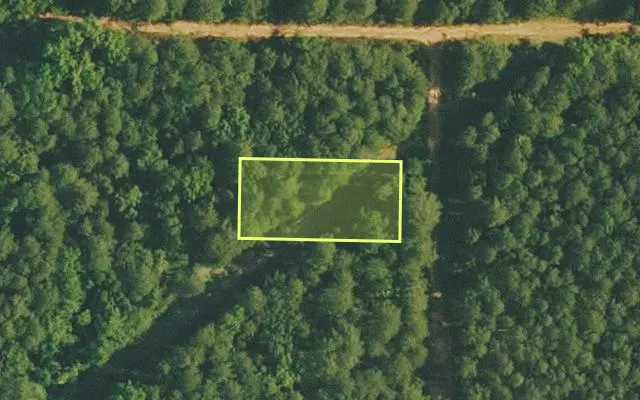 Aerial view of VAN BUREN County parcel 4500-02326-0000 — Arkansas post-auction with approximate parcel outline