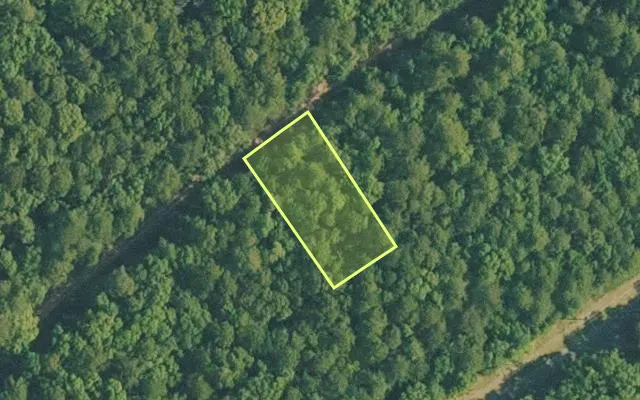 Aerial view of VAN BUREN County parcel 4400-11077-0000 — Arkansas post-auction with approximate parcel outline