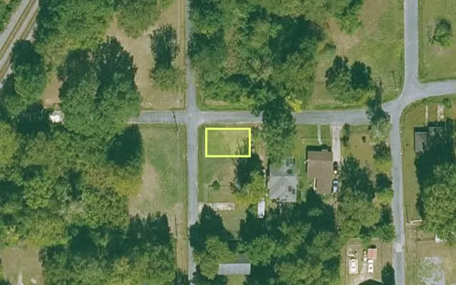 Aerial view of JEFFERSON County parcel 930-53769-000 — Arkansas post-auction with approximate parcel outline
