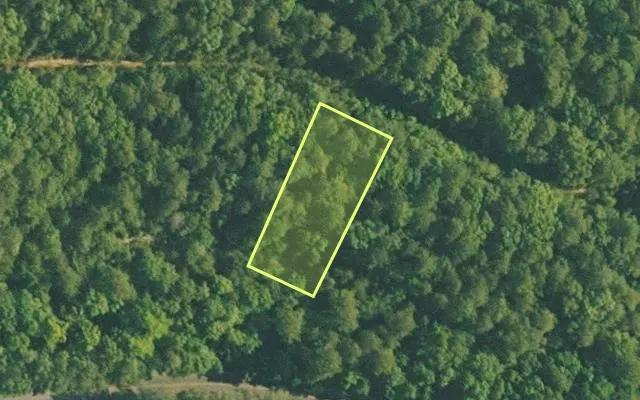 Aerial view of VAN BUREN County parcel 4400-21278-0000 — Arkansas post-auction with approximate parcel outline