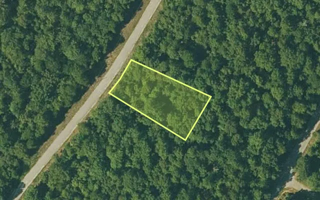 Aerial view of FULTON County parcel 355-19831-000 — Arkansas post-auction with approximate parcel outline