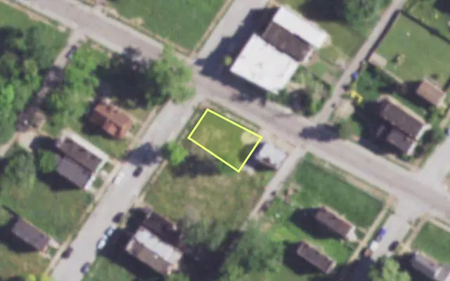 Aerial view of 4254 LINTON AV — vacant lot, St. Louis with approximate parcel outline