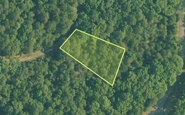 Aerial view of VAN BUREN County parcel 4250-02145-0000 — Arkansas post-auction with approximate parcel outline